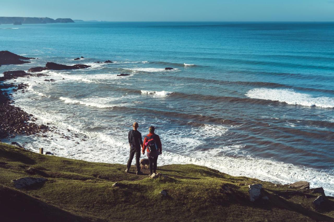 Trevigue Farm Pensionat Crackington Haven Exteriör bild
