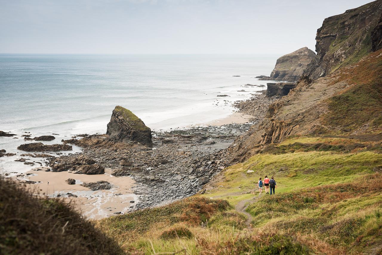 Trevigue Farm Pensionat Crackington Haven Exteriör bild